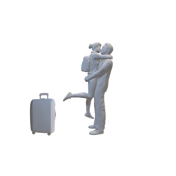 Pärchen verabschiedet sich (3DP-26)