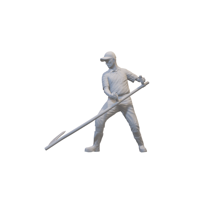 Farmer mit Sense - (3DP-260)