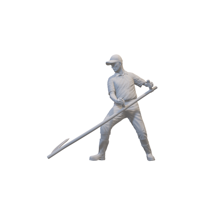 Farmer mit Sense - (3DP-260)