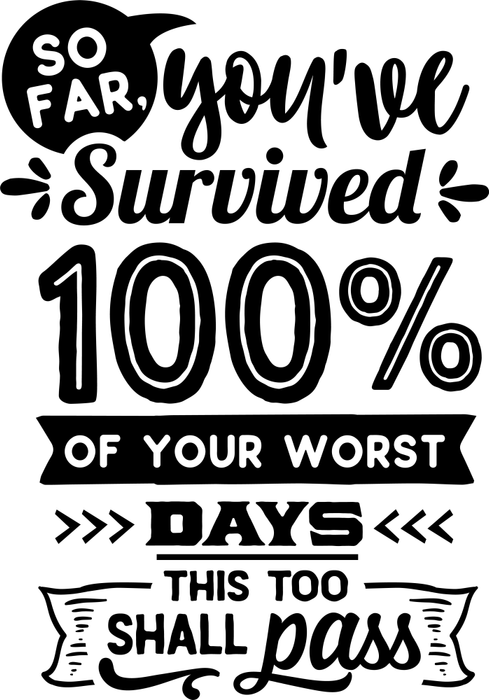 Motivtransfer 2688 So far youve survived 100 percent