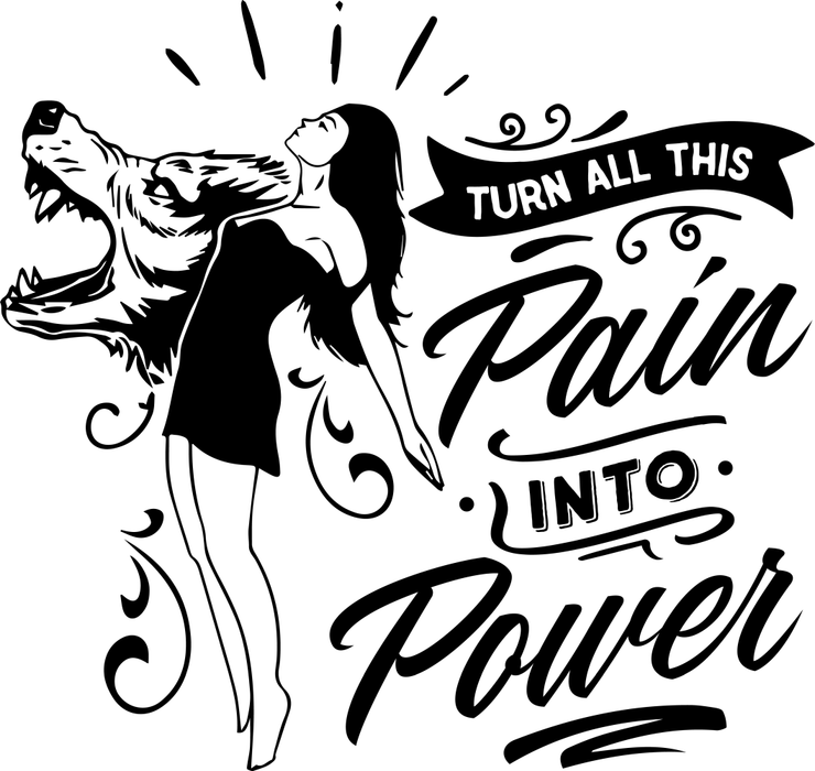Motivtransfer 2697 Turn all this pain into power