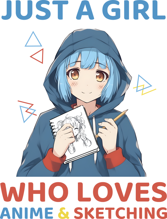 Motivtransfer 2774 Just a girl who loves anime and sketching