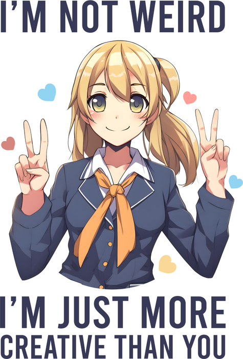 Motivtransfer 2777 Im not weird