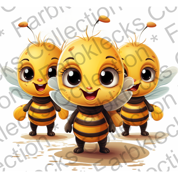 Motivtransfer 2805 Lachende Bienen
