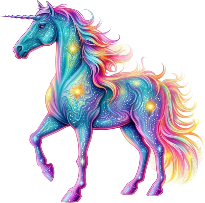 Motivtransfer 2835 Mystisches Einhorn