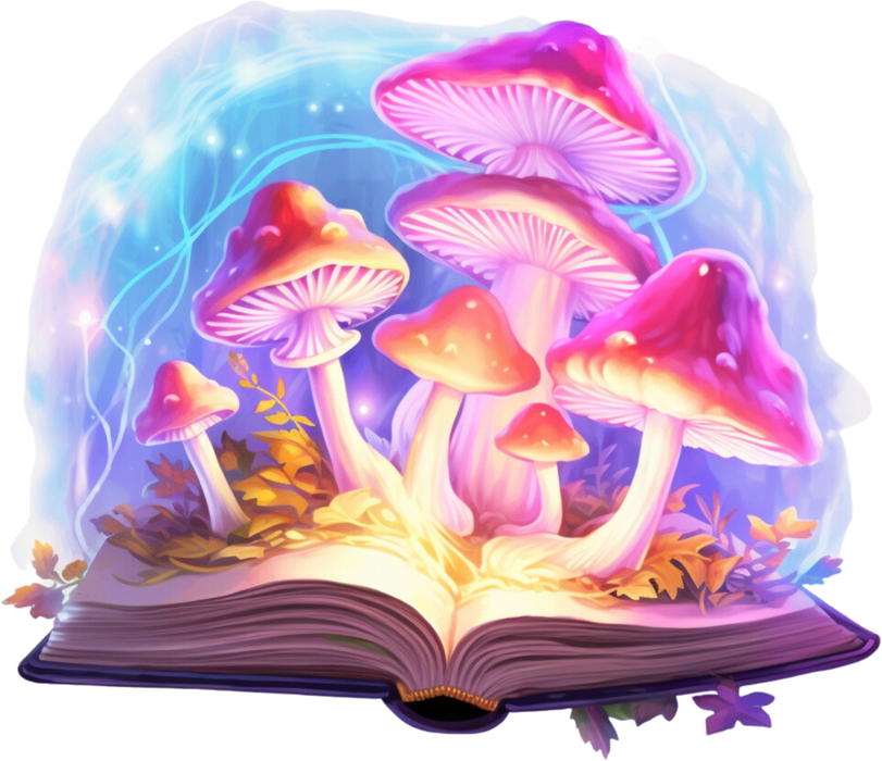 Motivtransfer 2842 Pilze im Buch
