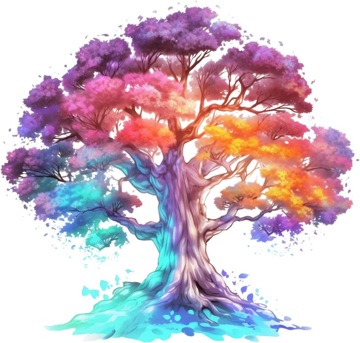 Motivtransfer 2843 Bunter Baum