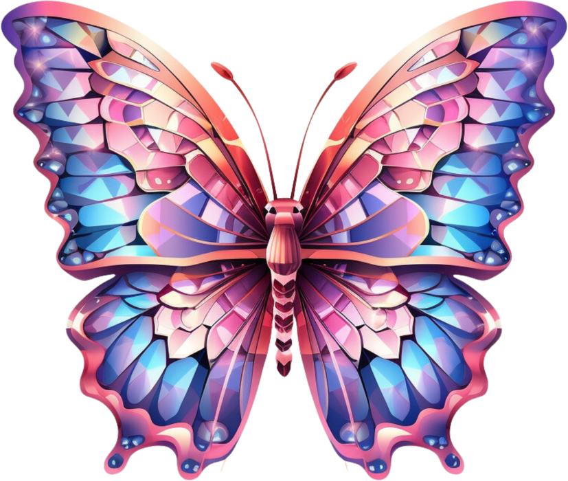 Motivtransfer 2849 Schillernder Schmetterling