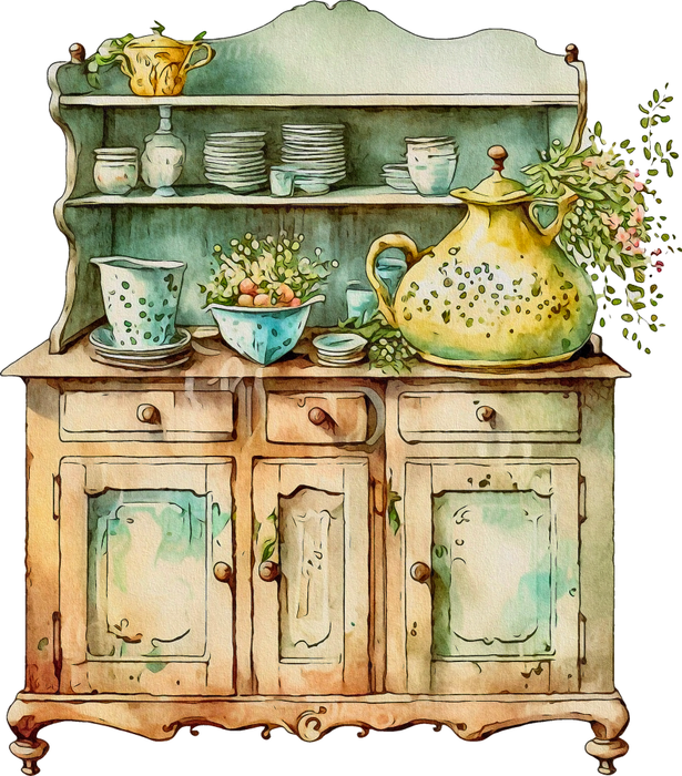 Motivtransfer 2876 Küchenbuffet