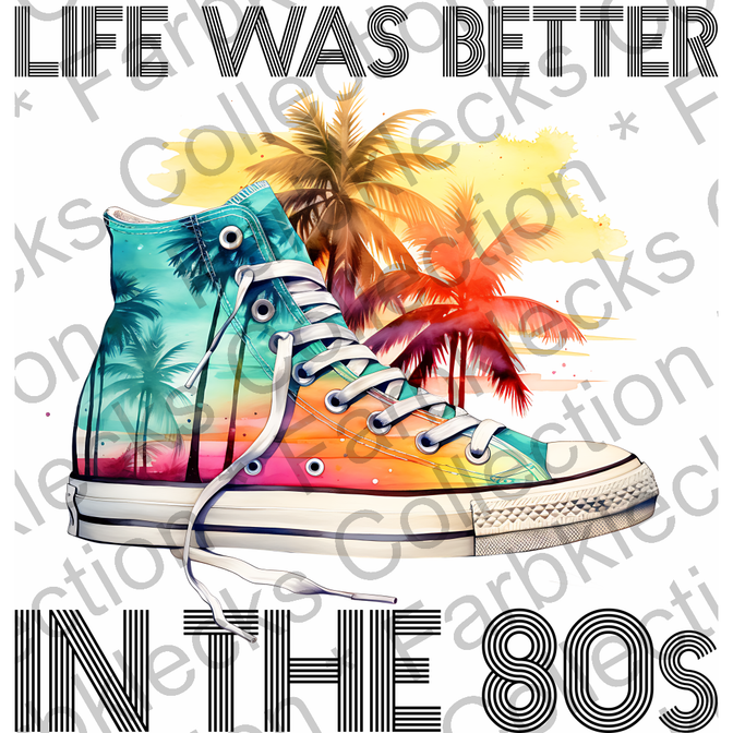 Motivtransfer 2951 Life was better in the 80s