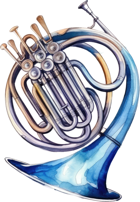 Motivtransfer 2966 Musikinstrument Horn