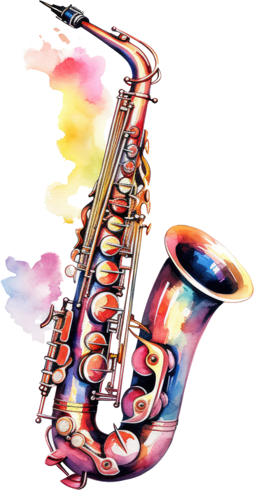 Motivtransfer 2968 Musikinstrument Saxophon