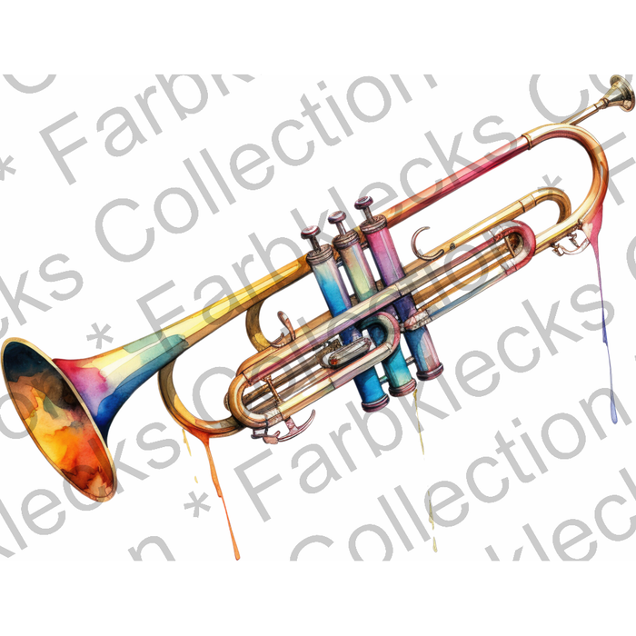 Motivtransfer 2969 Musikinstrument Trompete
