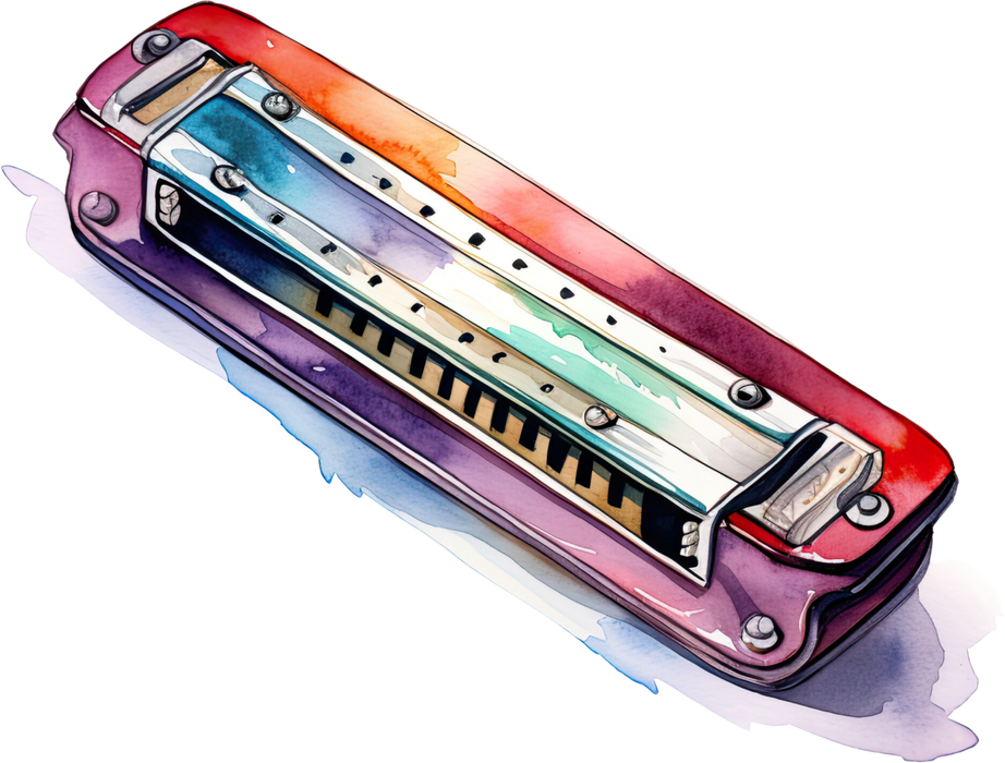 Motivtransfer 2972 Musikinstrument Mundharmonika