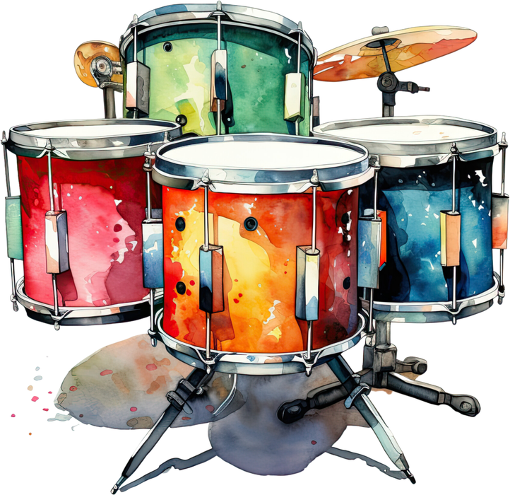 Motivtransfer 2974 Musikinstrument Schlagzeug