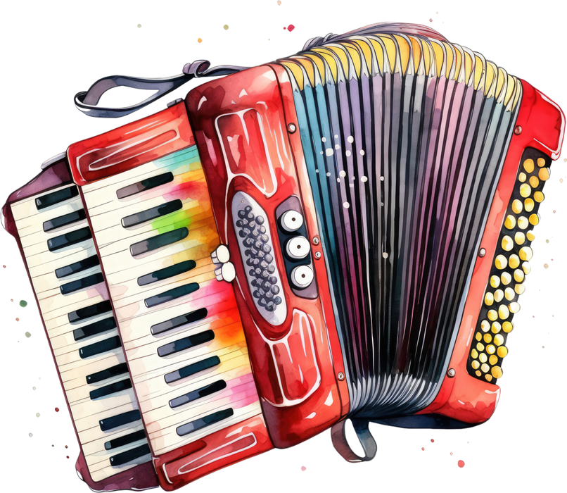 Motivtransfer 2977 Musikinstrument Akkordeon
