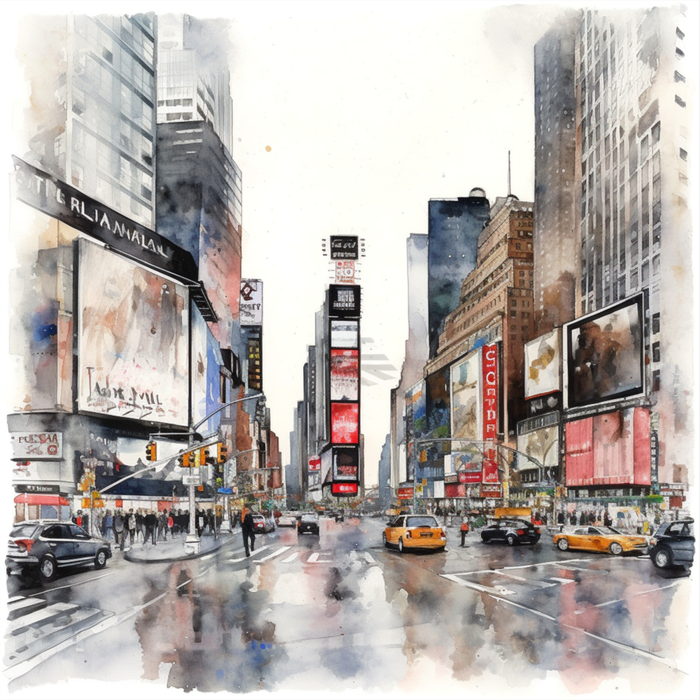 Motivtransfer 2982 New York Straßenszene