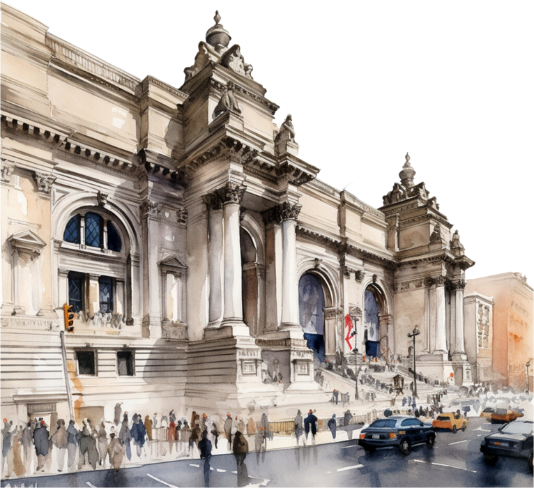 Motivtransfer 2985 New York Historisches Gebäude