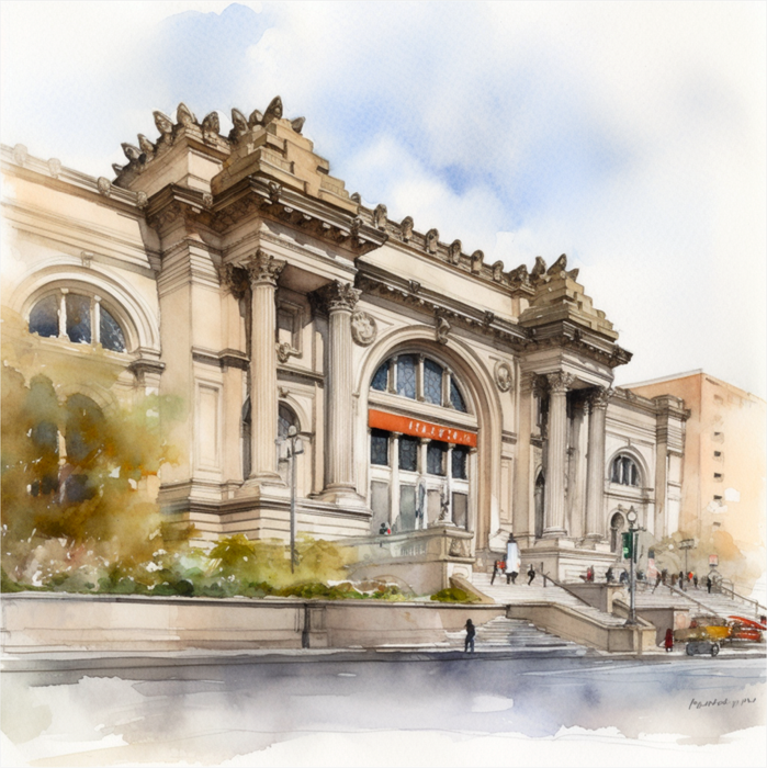 Motivtransfer 2986 New York Historisches Gebäude