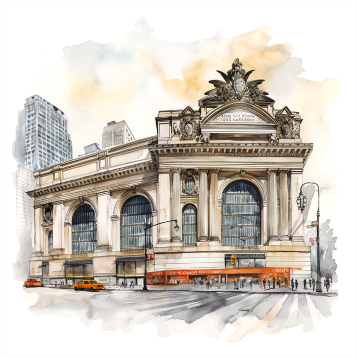 Motivtransfer 2987 New York Historisches Gebäude