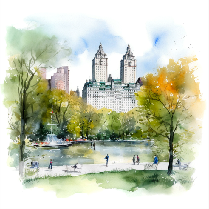 Motivtransfer 2992 New York Park