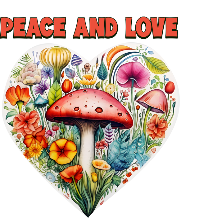 Motivtransfer 3043 peace and love