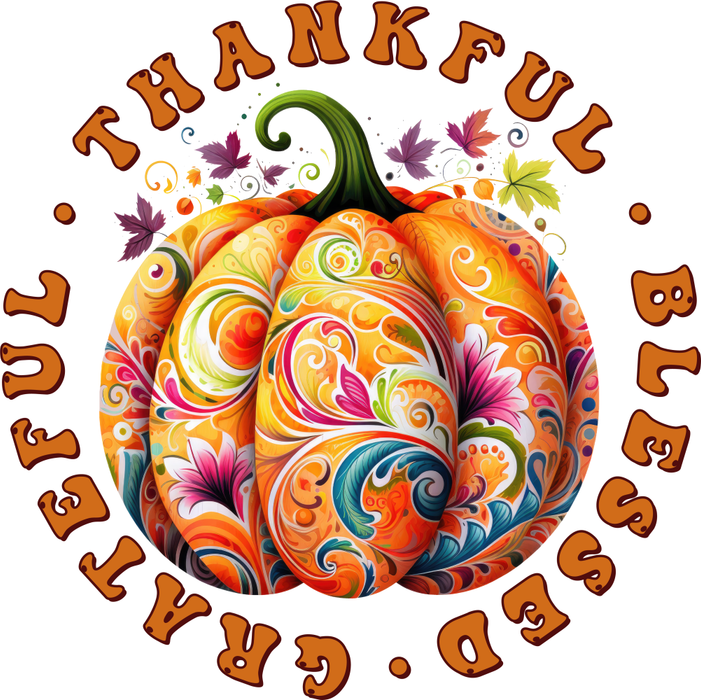 Motivtransfer 3045 Thankful Grateful Blessed