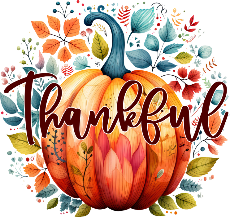 Motivtransfer 3055 Thankful Kürbis