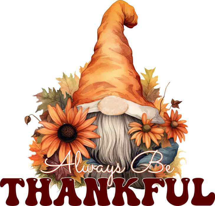 Motivtransfer 3063 Always be thankful