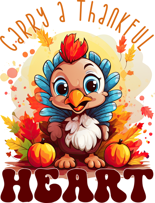 Motivtransfer 3064 Carry a thankful heart