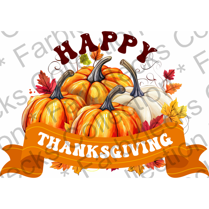 Motivtransfer 3067 Happy Thanksgiving