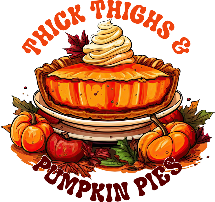 Motivtransfer 3069 Thick thighs and Pumpkin pies