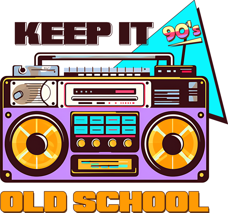 Motivtransfer 3133 Keep it 90s Old School