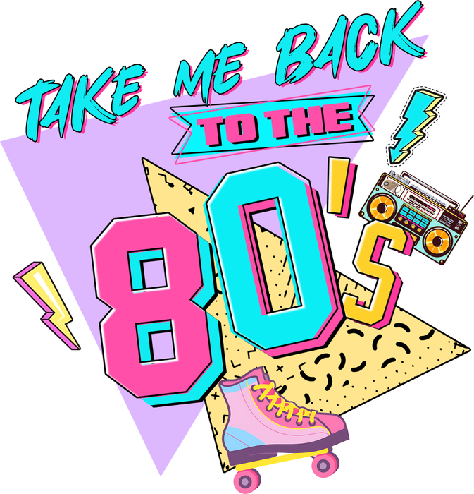 Motivtransfer 3143 Take me back to the 80s