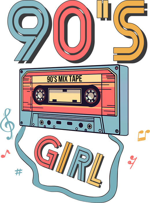 Motivtransfer 3147 90s mix tape girl