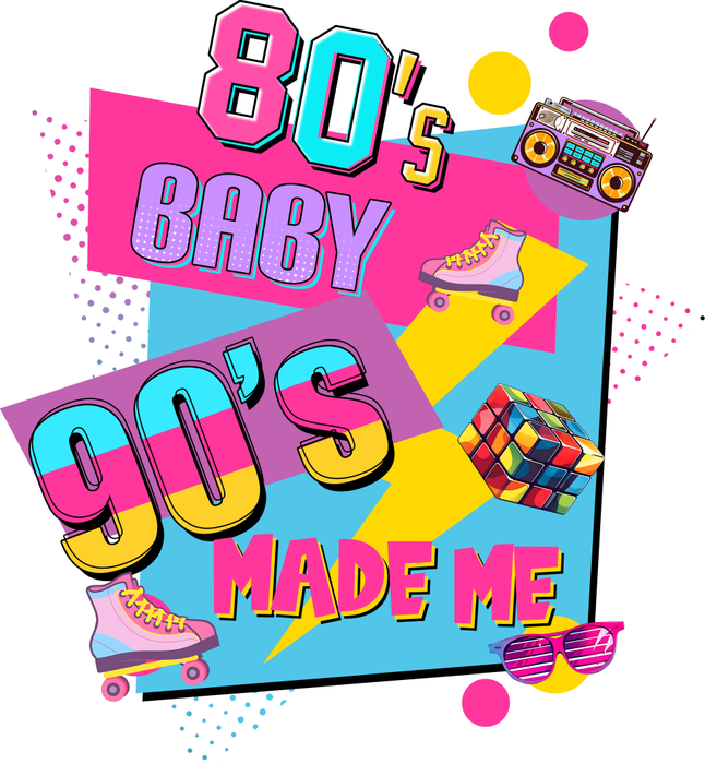 Motivtransfer 3150 80s baby 90s made me