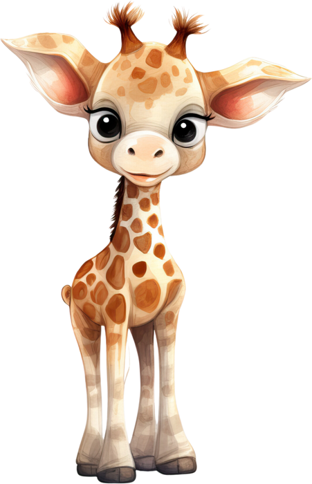 Motivtransfer 3218 Kleine Giraffe