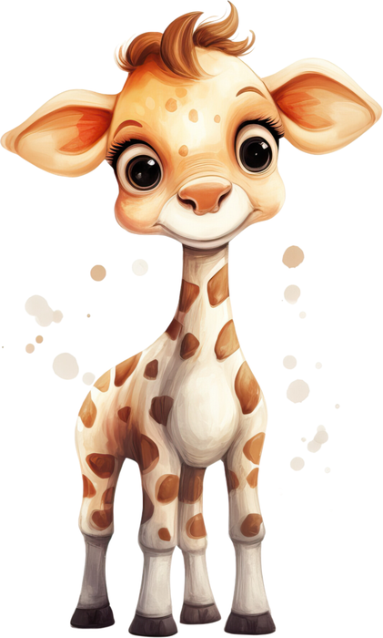Motivtransfer 3221 Giraffe lächelt