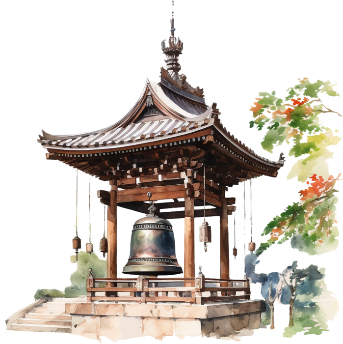 Motivtransfer 3228 Japanische Tempelglocke