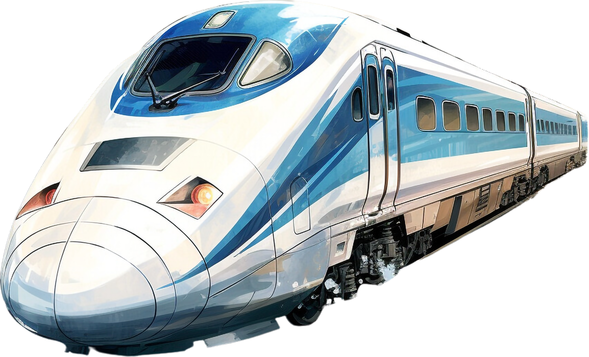 Motivtransfer 3231 Japanischer Hochgeschwindigkeitszug