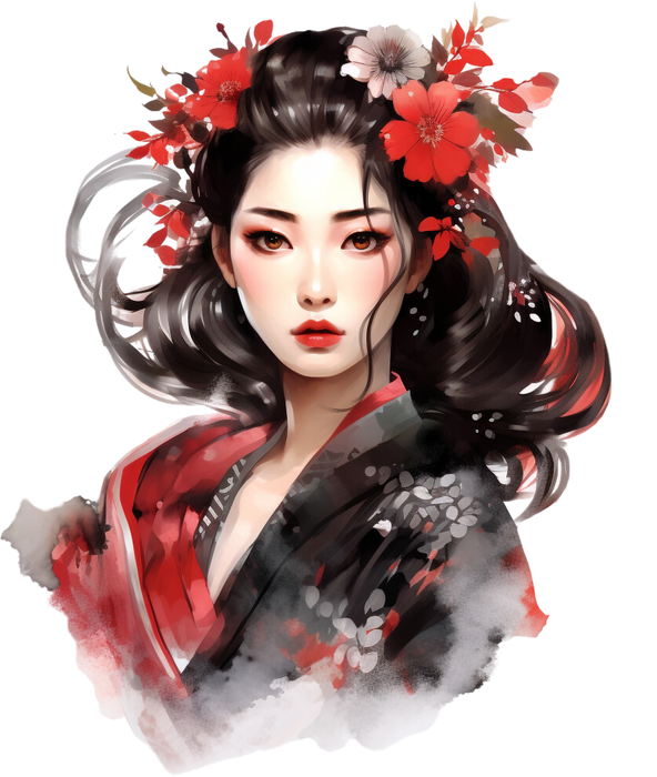 Motivtransfer 3248 Japanische Geisha