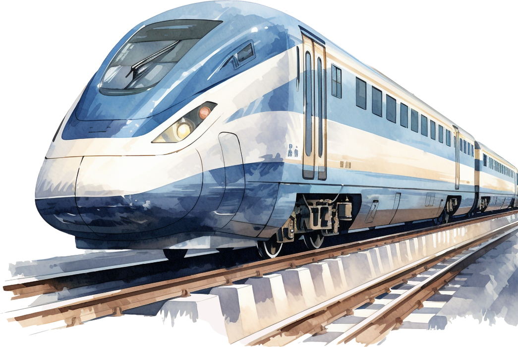 Motivtransfer 3251 Japanischer Hochgeschwindigkeitszug