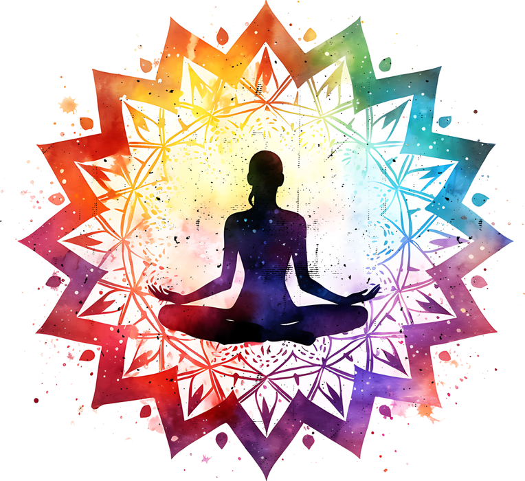 Motivtransfer 3270 Mandala mit Yoga