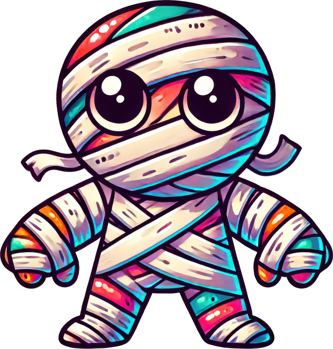 Motivtransfer 3318 Mumie Illustration