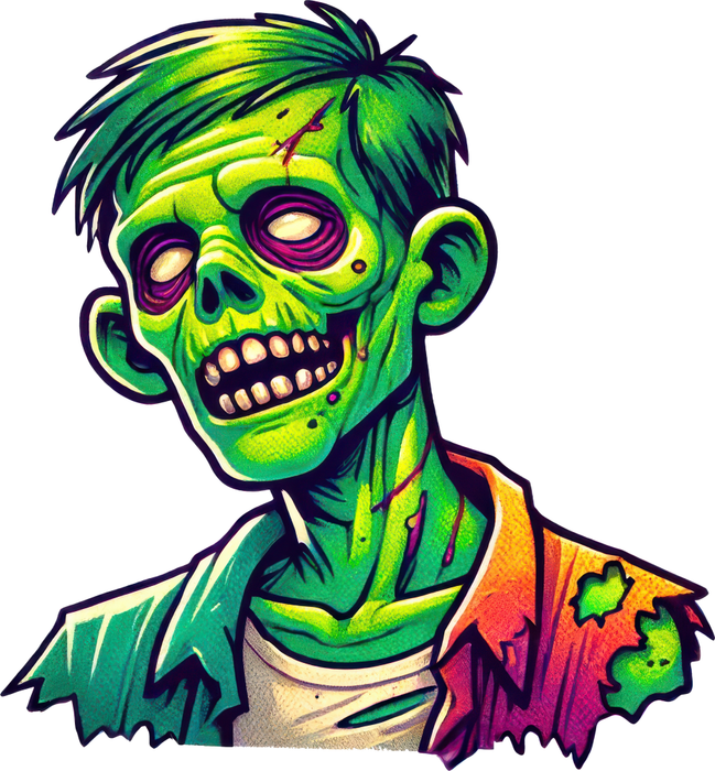 Motivtransfer 3320 Zombie Illustration