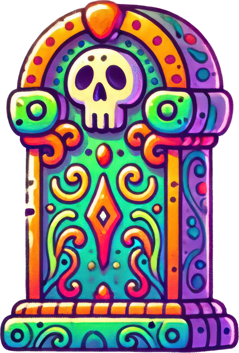 Motivtransfer 3323 Grabstein Illustration