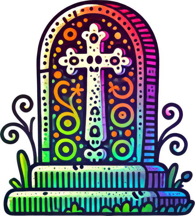 Motivtransfer 3324 Grabstein Illustration