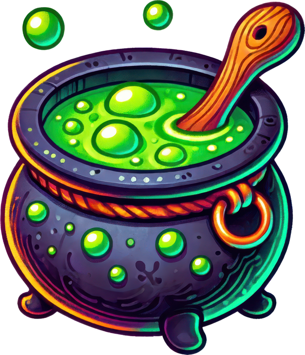 Motivtransfer 3325 Trank brauen Illustration
