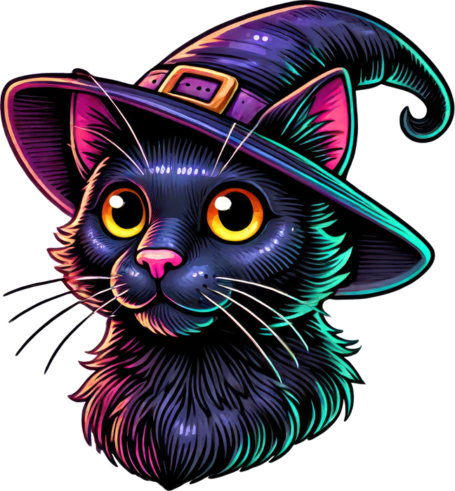 Motivtransfer 3347 Katze mit Hut