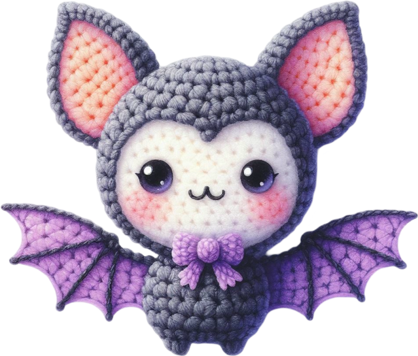 Motivtransfer 3392 Gehäkelte Fledermaus